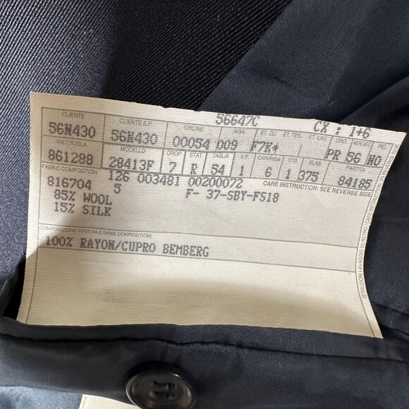 Ermenegildo Zegna Soft Blazer Men Size EU 54R US 44R Neiman Marcus Wool Silk - Picture 10 of 15